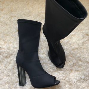 High Ankle Booties in Black